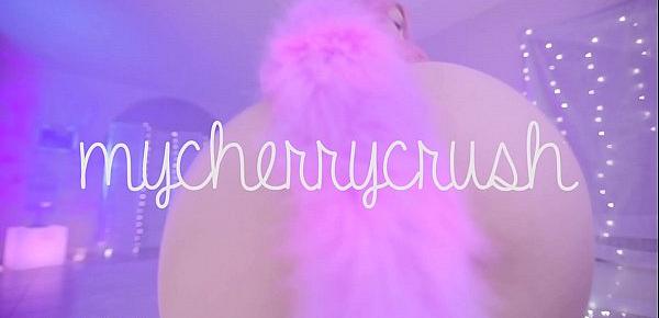  Cherrycrush - Avatar Cosplay - Oiled ass - butt plug and fuck machine - Halloween 2020